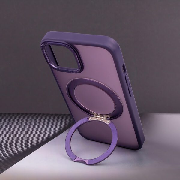369322_oryg Mag Ring Rotating case for iPhone 13 6,1" purple