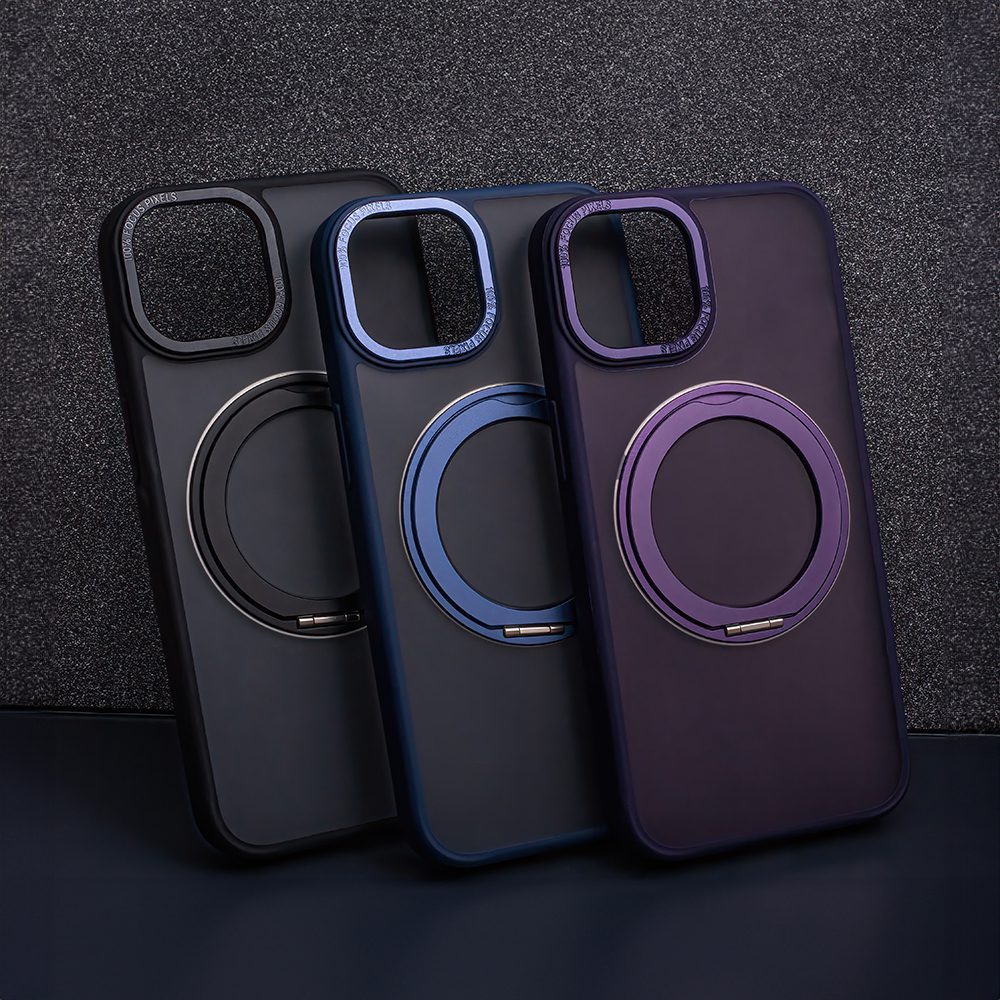 374443_oryg Mag Ring Rotating case for iPhone 13 6,1" purple
