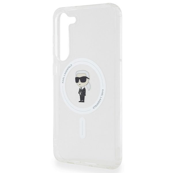 377150_oryg Karl Lagerfeld case for Samsung Galaxy S23+ KLHMS23MHFCKNOT transparent HC MAGSAFE IML IKONIK