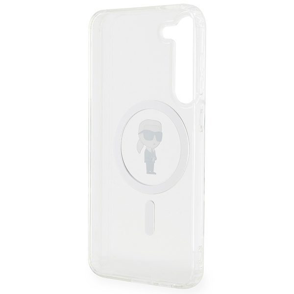 377151_oryg Karl Lagerfeld case for Samsung Galaxy S23+ KLHMS23MHFCKNOT transparent HC MAGSAFE IML IKONIK