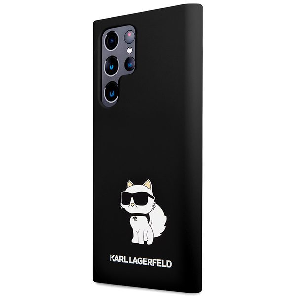 Karl Lagerfeld case for Samsung Galaxy S24 Ultra KLHCS24LSNCHBCK black HC SILICONE NFT CHOUPETTE