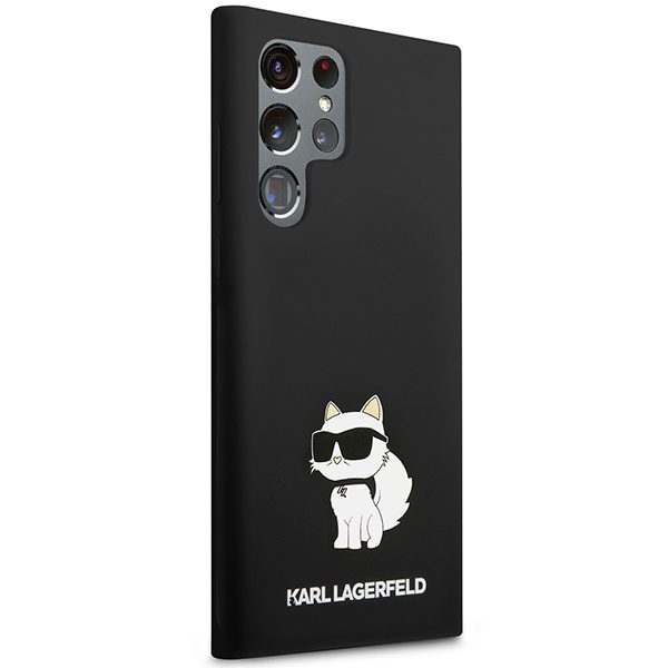 Karl Lagerfeld case for Samsung Galaxy S24 Ultra KLHCS24LSNCHBCK black HC SILICONE NFT CHOUPETTE