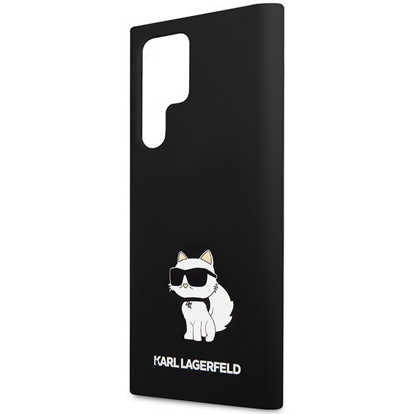 Karl Lagerfeld case for Samsung Galaxy S24 Ultra KLHCS24LSNCHBCK black HC SILICONE NFT CHOUPETTE