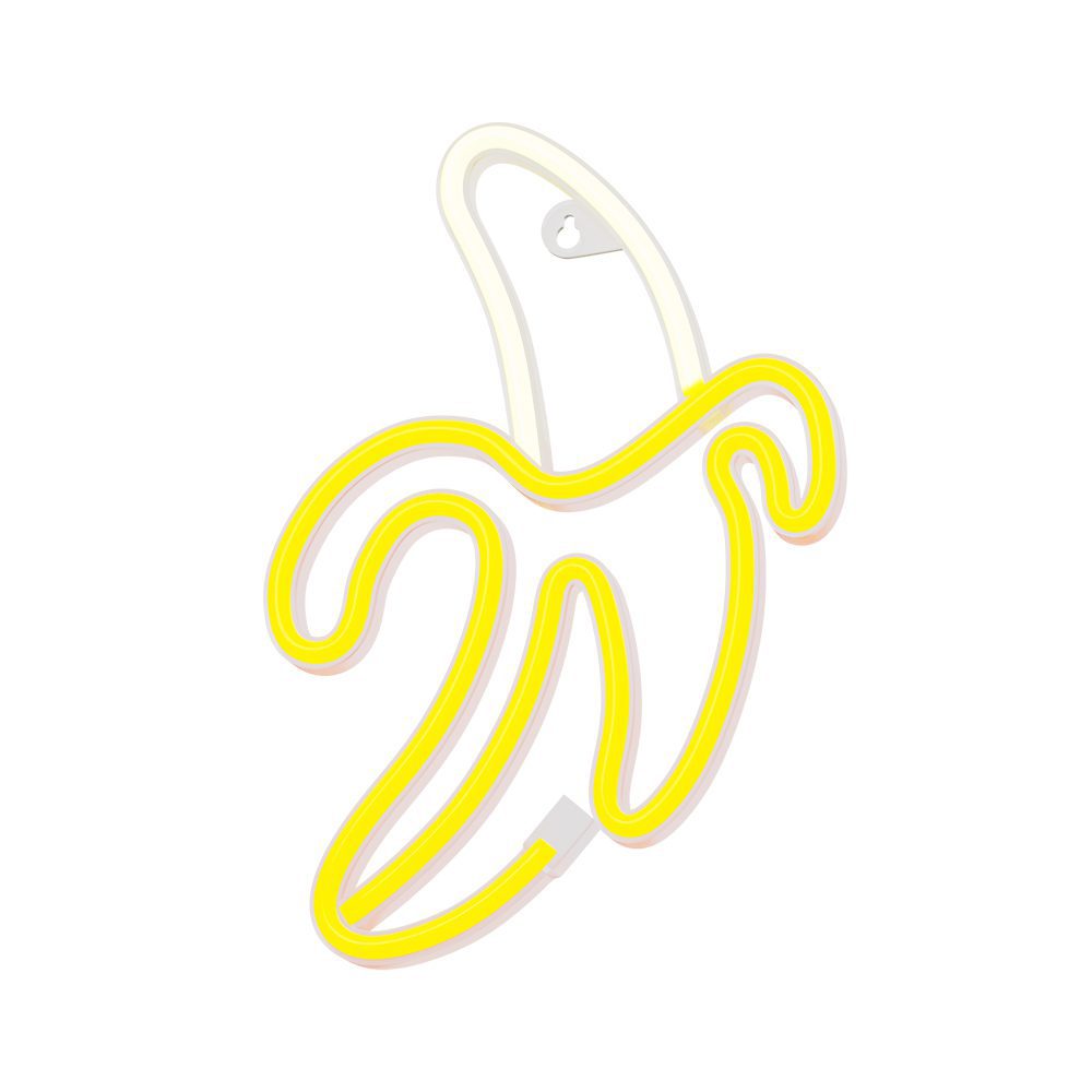 378694_oryg Neon LED Light BANANA white yellow Bat + USB FLNE10 Forever Light