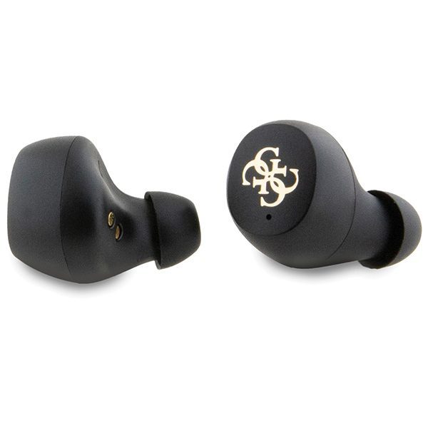 Guess Bluetooth earphones GUTWSP4EGK TWS ENC 4G PU METAL LOGO black