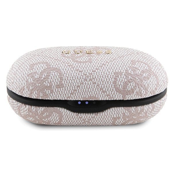 378801_oryg Guess Bluetooth earphones GUTWSP4EGP TWS ENC 4G PU METAL LOGO pink