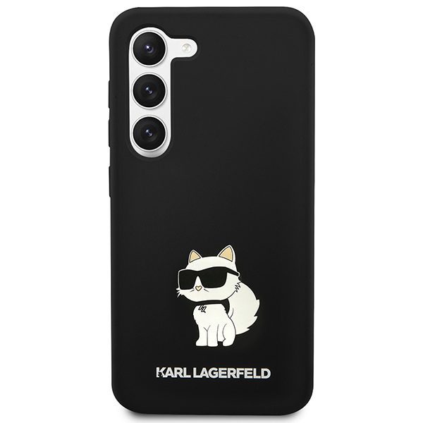 Karl Lagerfeld case for Samsung Galaxy S24 KLHCS24SSNCHBCK black HC SILICONE NFT CHOUPETTE