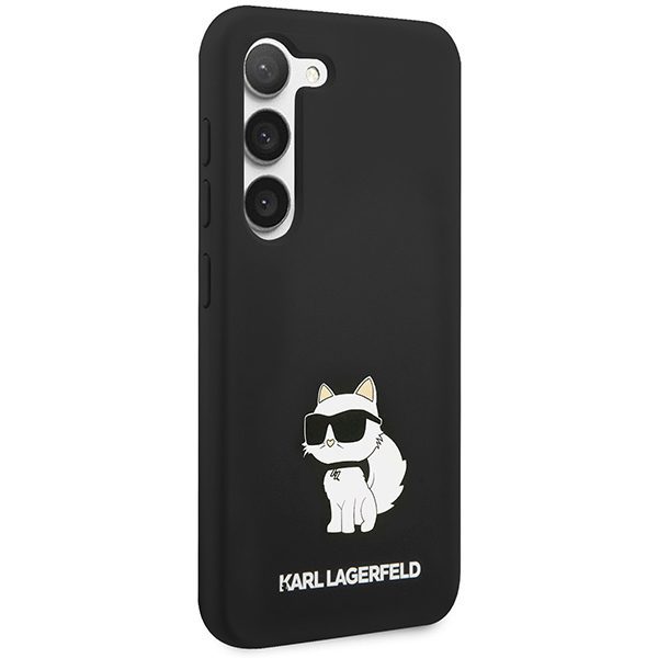 Karl Lagerfeld case for Samsung Galaxy S24 KLHCS24SSNCHBCK black HC SILICONE NFT CHOUPETTE
