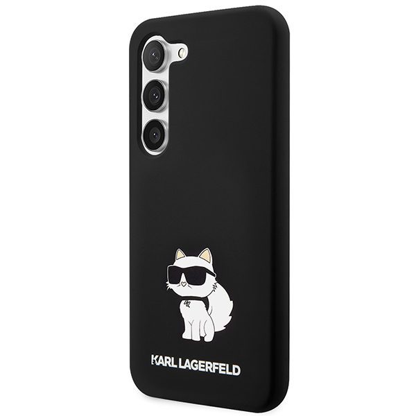 Karl Lagerfeld case for Samsung Galaxy S24 Plus KLHCS24MSNCHBCK black HC SILICONE NFT CHOUPETTE