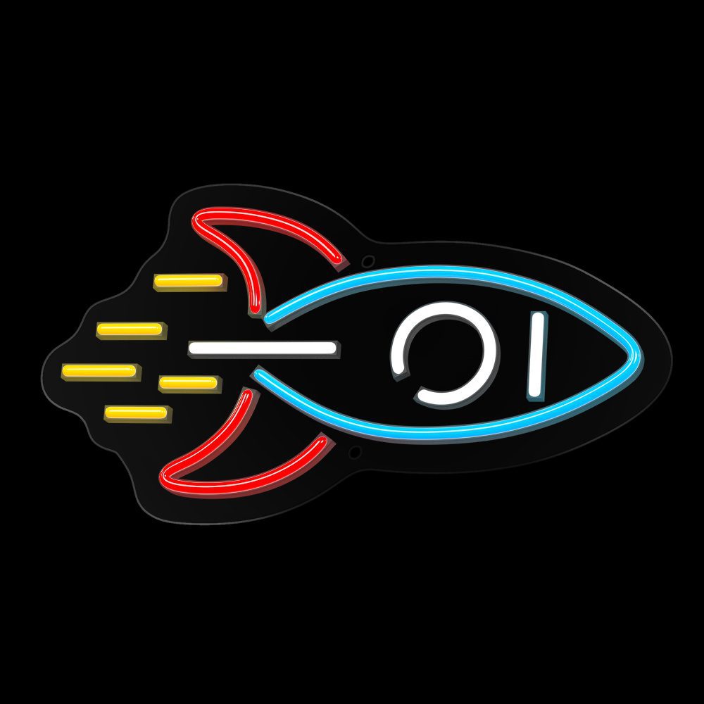 380715_oryg Neon PLEXI LED ROCKET multicolor NNE18 Neolia