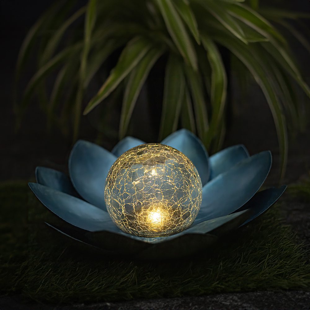 381883_oryg Forever Light Solar LED Lamp SUNARI FLS-70 Lotus Flower Blue 3000K 600mAh Ni-MH