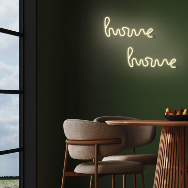 382069_oryg Neon LED Light HOME warm white Bat + USB FLNE21 Forever Light