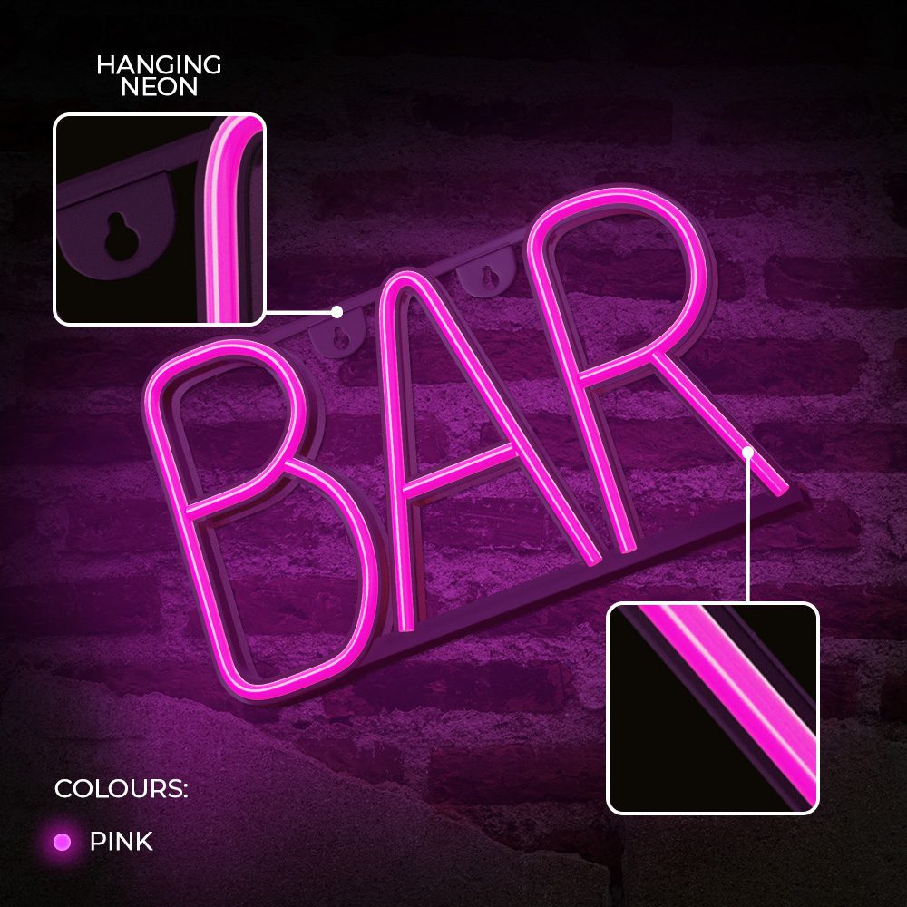 382077_oryg NEON LED BAR pink Bat + USB FLNE24 Forever Light