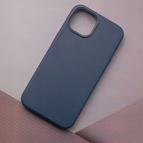 384274_oryg Mag Leather case for iPhone 16 6,1" dark blue