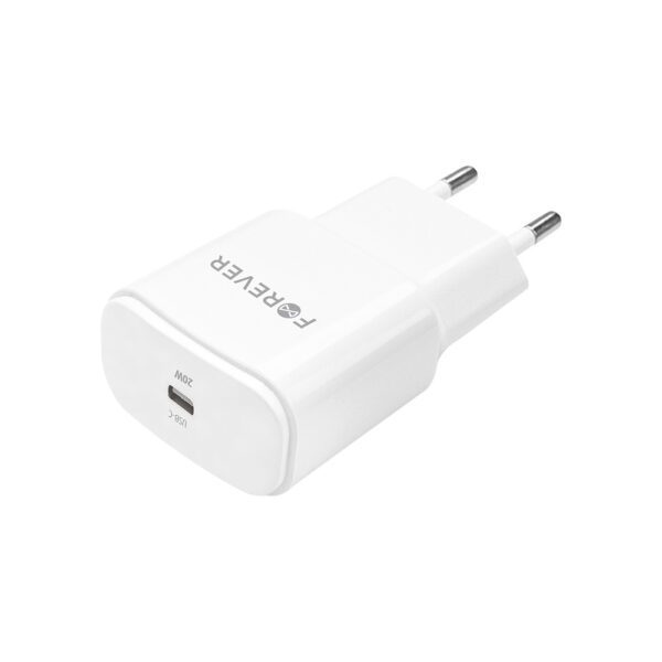 Forever TC-01-20C PD QC charger 1x USB-C 20W white