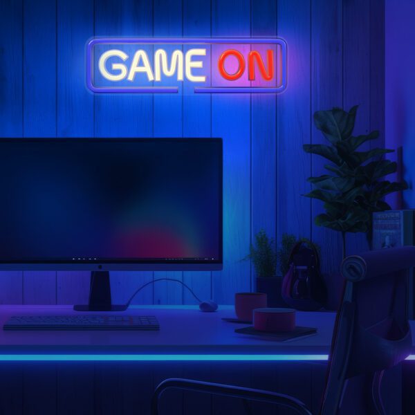 Neon PLEXI LED GAME ON multicolor FPNE23 Forever Light