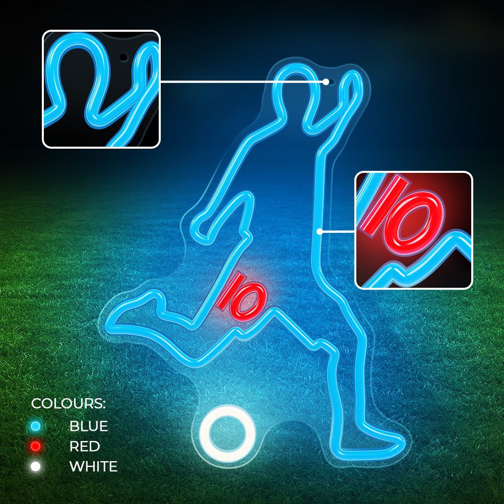 Neon PLEXI LED FOOTBALLER multicolor FPNE31 Forever Light