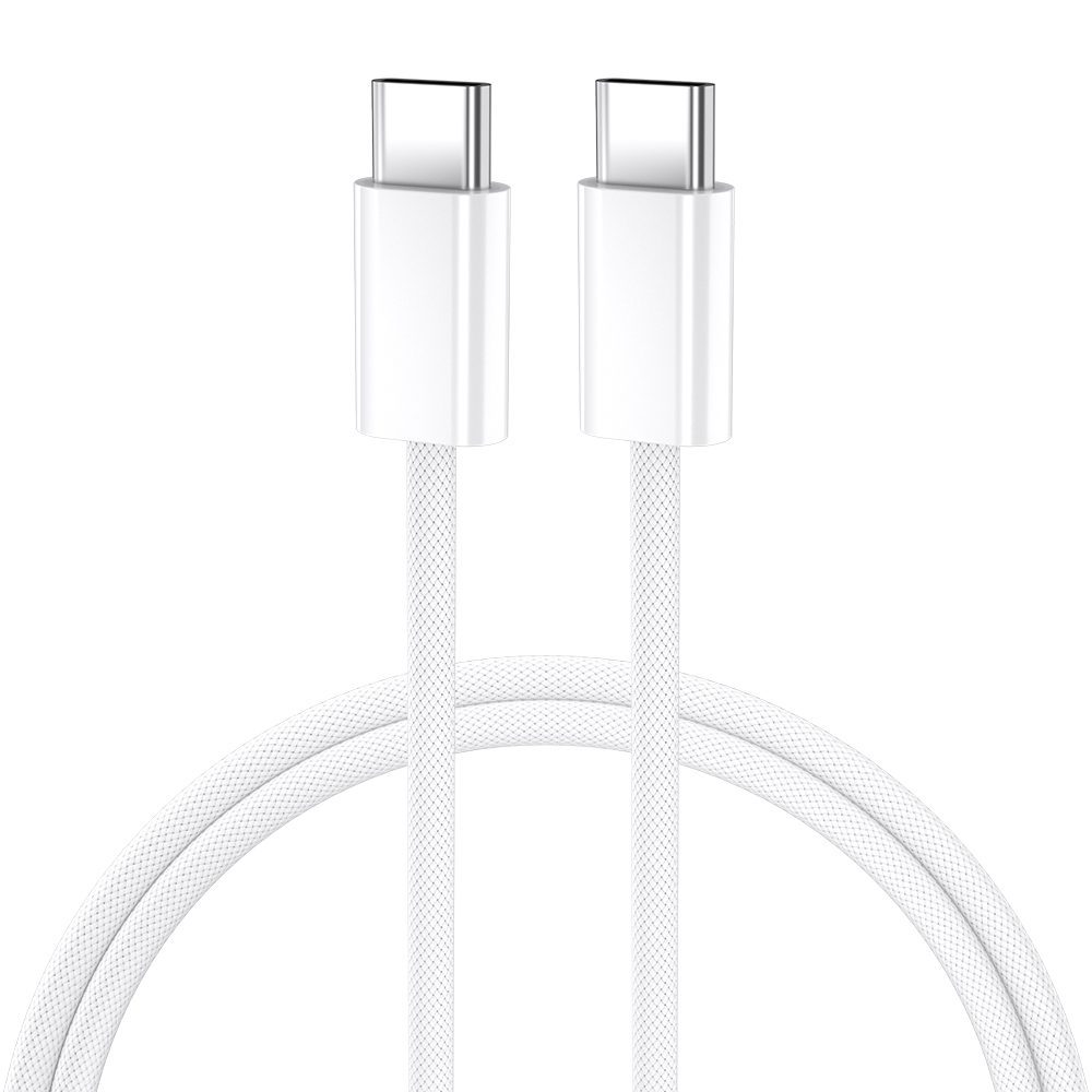 BWOO Cable USB-C - USB-C 1m 60W for iPhone 15 BO-X284 white