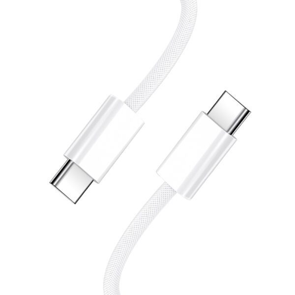 BWOO Cable USB-C - USB-C 1m 60W for iPhone 15 BO-X284 white
