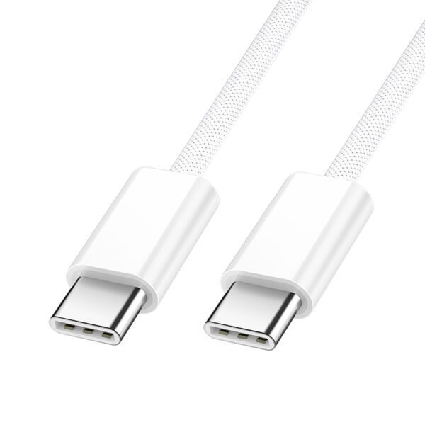 BWOO Cable USB-C - USB-C 1m 60W for iPhone 15 BO-X284 white