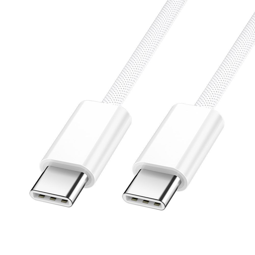 BWOO Cable USB-C - USB-C 1m 60W for iPhone 15 BO-X284 white