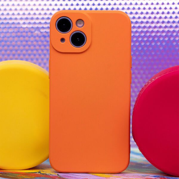Silicon case for Xiaomi Redmi 13c 5G orange