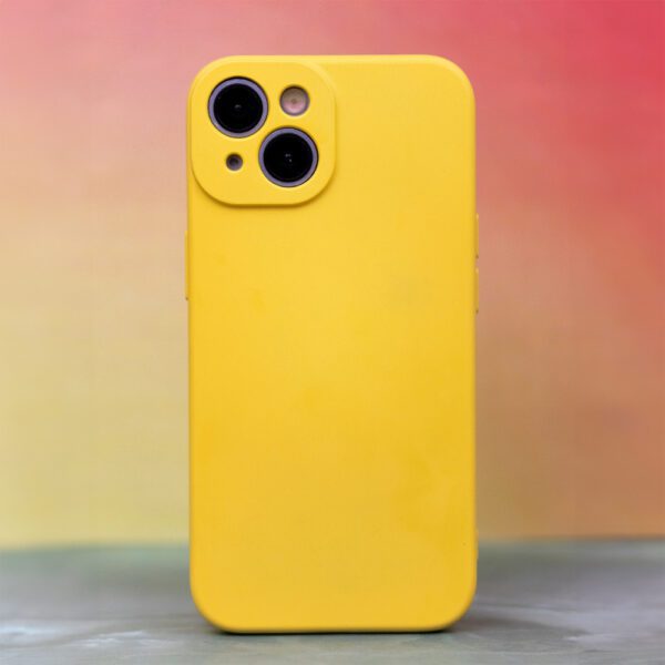 Silicon case for Xiaomi Redmi 13c 5G yellow