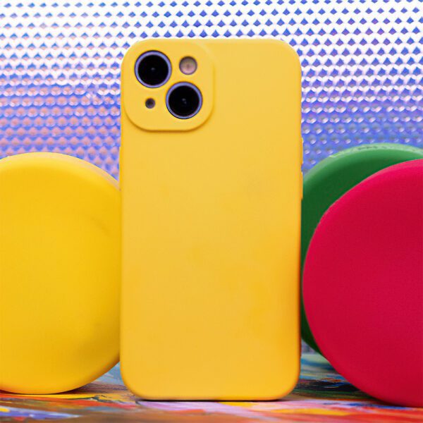 Silicon case for Xiaomi Redmi 13c 5G yellow