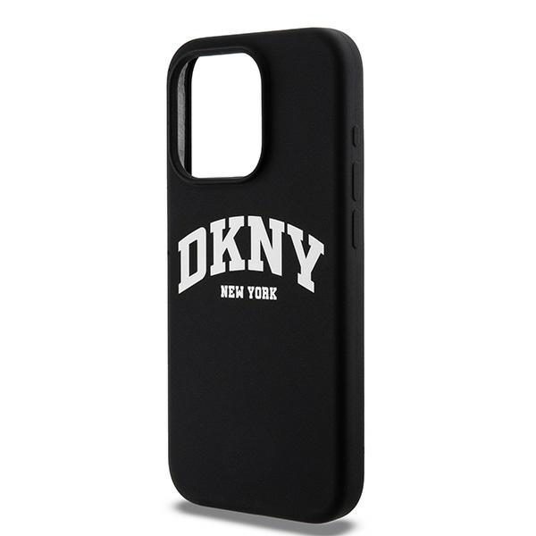 DKNY case for iPhone 15 Pro 6,1" DKHMP15LSNYACH black HC Magsafe silicone w arch logo