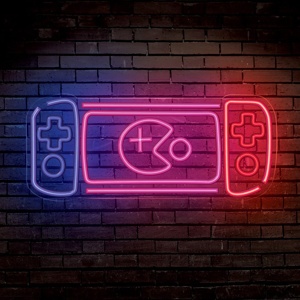 Neon PLEXI LED GAME CONSOLE multicolor FPNE27 Forever Light