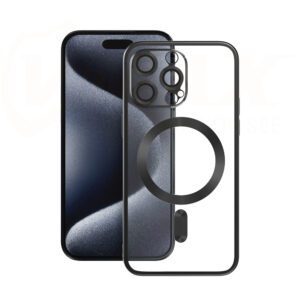 Vmax Electroplating Mag TPU case for Samsung Galaxy S25 black