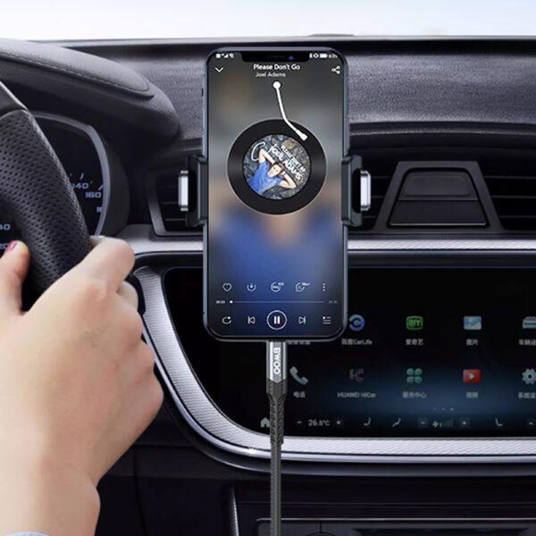 BWOO Cable AUX 3.5mm - Lightning BO-AUX068 black