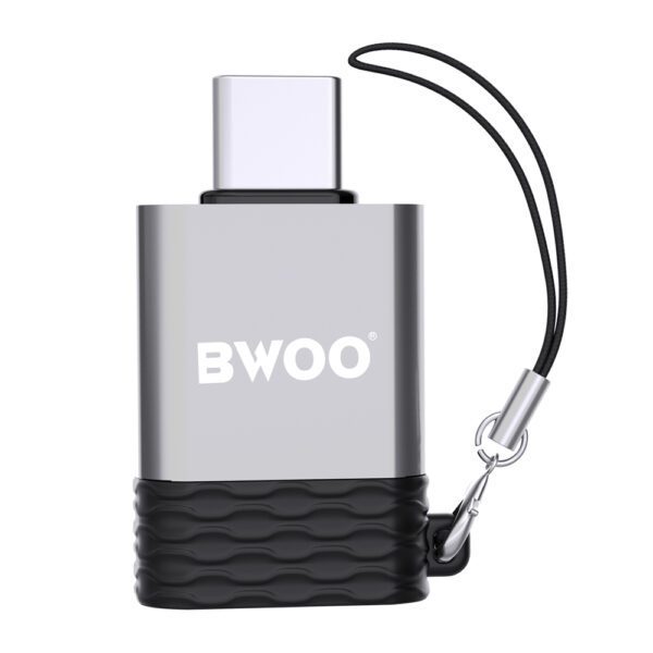 BWOO Adapter USB - USB-C Gray OTG BZ-35