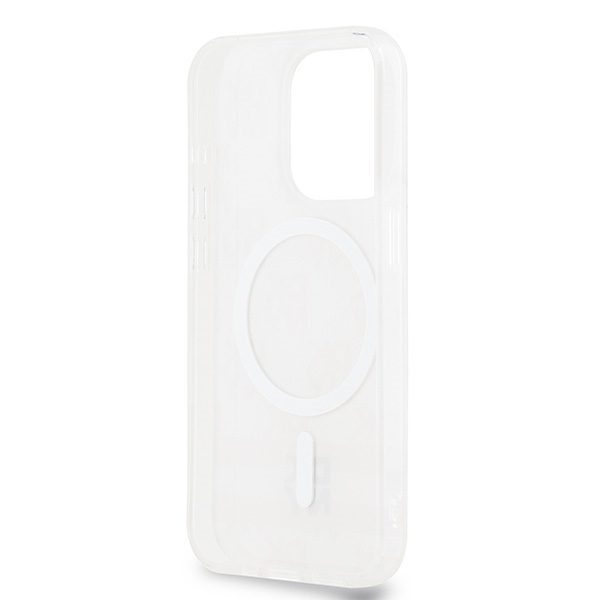 DKNY case for iPhone 15 Pro Max 6,7" DKHMP15XHCPTSP black HC Magsafe pc tpu checkered pattern w printed stripes