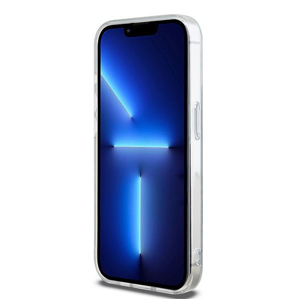 DKNY case for iPhone 15 Pro 6,1" DKHMP15LHRHSEK HC Magsafe pc tpu repeat texture pattern w stripe