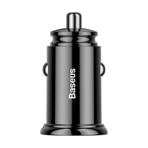 Baseus Circular Plastic QC 3.0 PD car charger 1x USB-C - USB port 30W black