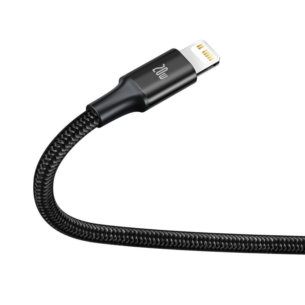 Baseus cable 3in1 Rapid PD USB-C - micro USB + Lightning + USB-C 1,5m black 20W