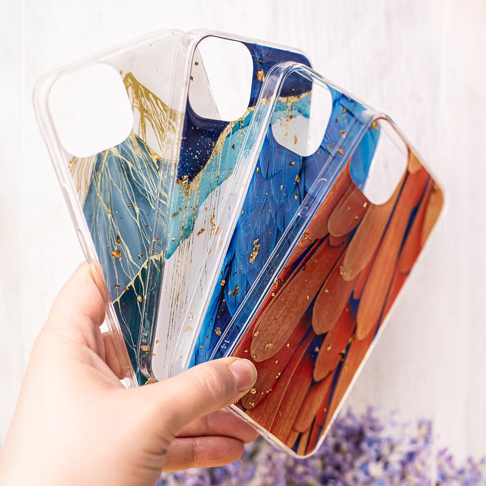 396518_oryg Gold Glam case for Xiaomi Redmi 14C 4G/ 14C 5G / Redmi A4 / POCO C75 feathers