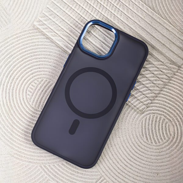 Frozen Mag case for iPhone 14 Pro 6,1" navy blue