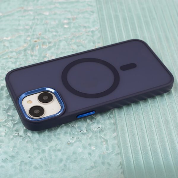 Frozen Mag case for iPhone 14 Pro 6,1" navy blue