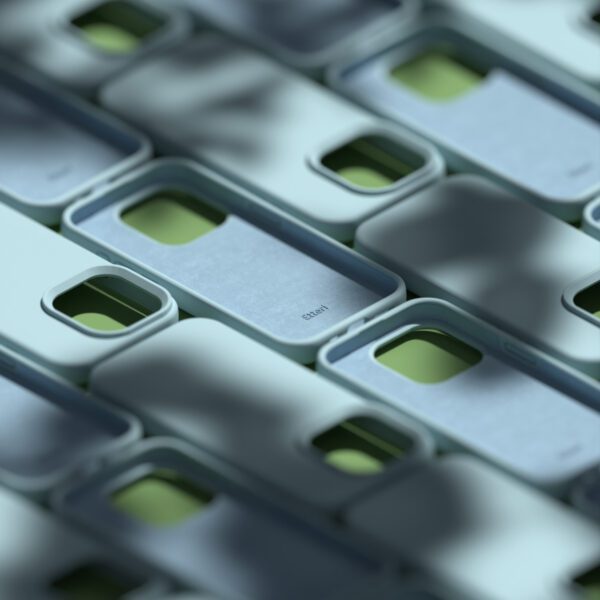 Etteri Silicone Mag case for iPhone 17 light blue