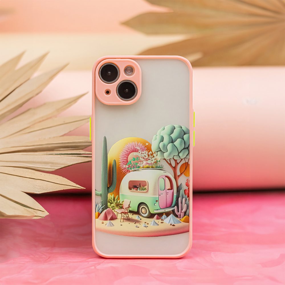 Ultra Trendy case for iPhone 14 Pro 6,1" Travel pink
