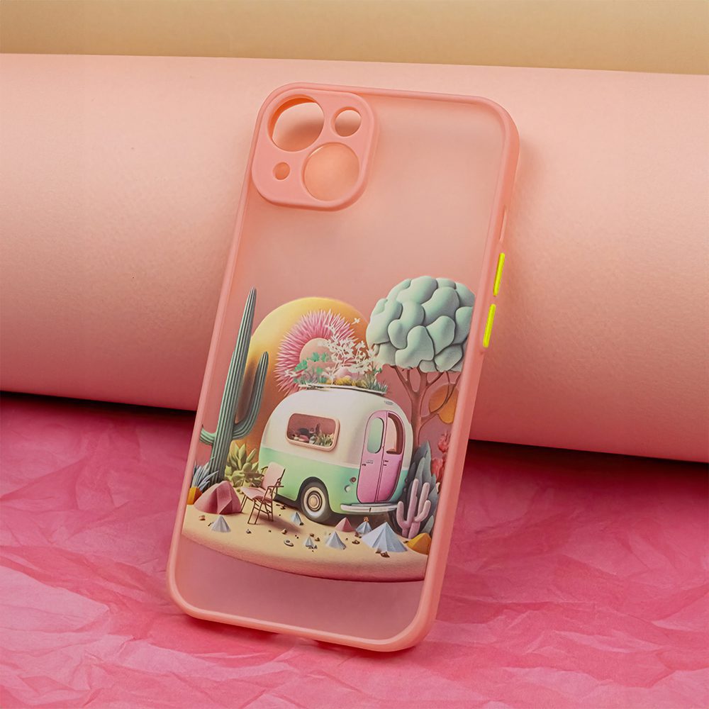 Ultra Trendy case for iPhone 14 Pro 6,1" Travel pink