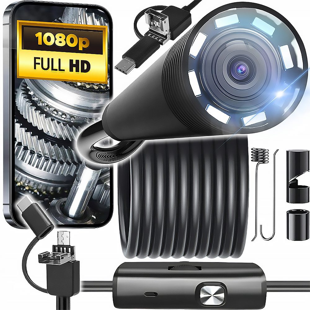 Endoscope camera 2m lens 8/7/5.5mm USB-C/Micro-USB LTC