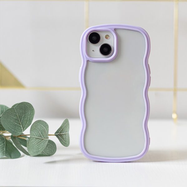 Wave case for iPhone 15 Pro 6,1" purple