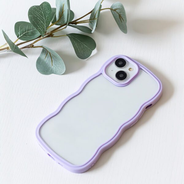 Wave case for iPhone 15 Pro 6,1" purple