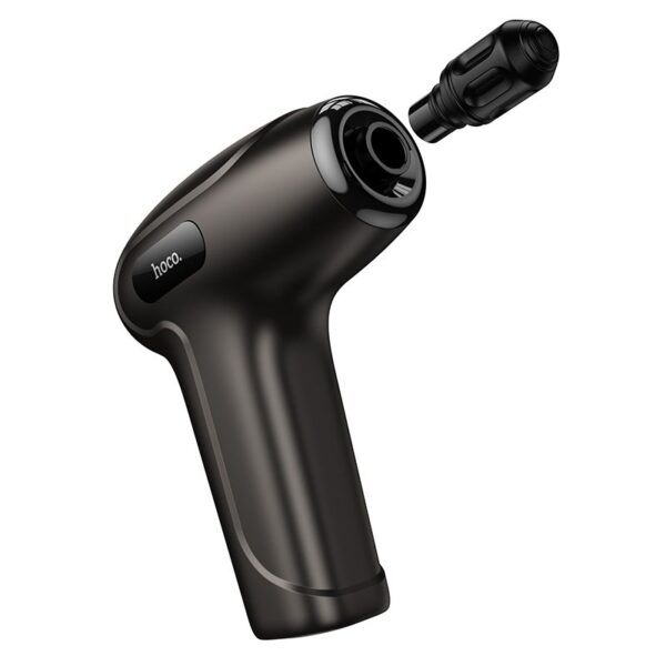 3ae71223b11b907f14453372f88089ec Electric mini silent massager GUN Hoco HP51 metal gray
