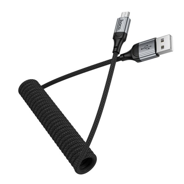 3bbdd583c6dd89c5c4d4eb3f021a6bec Cable USB A to Micro USB Hoco 2,4A 1,5 m X121 black