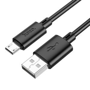Cable USB A to Micro USB Hoco 2,4A 2 m X88 black