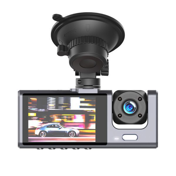 400092_oryg XO camera car XJ03 front rear recorder FullHD black